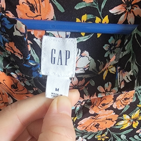Gap floral button up shirtdress - Picture 3 of 3